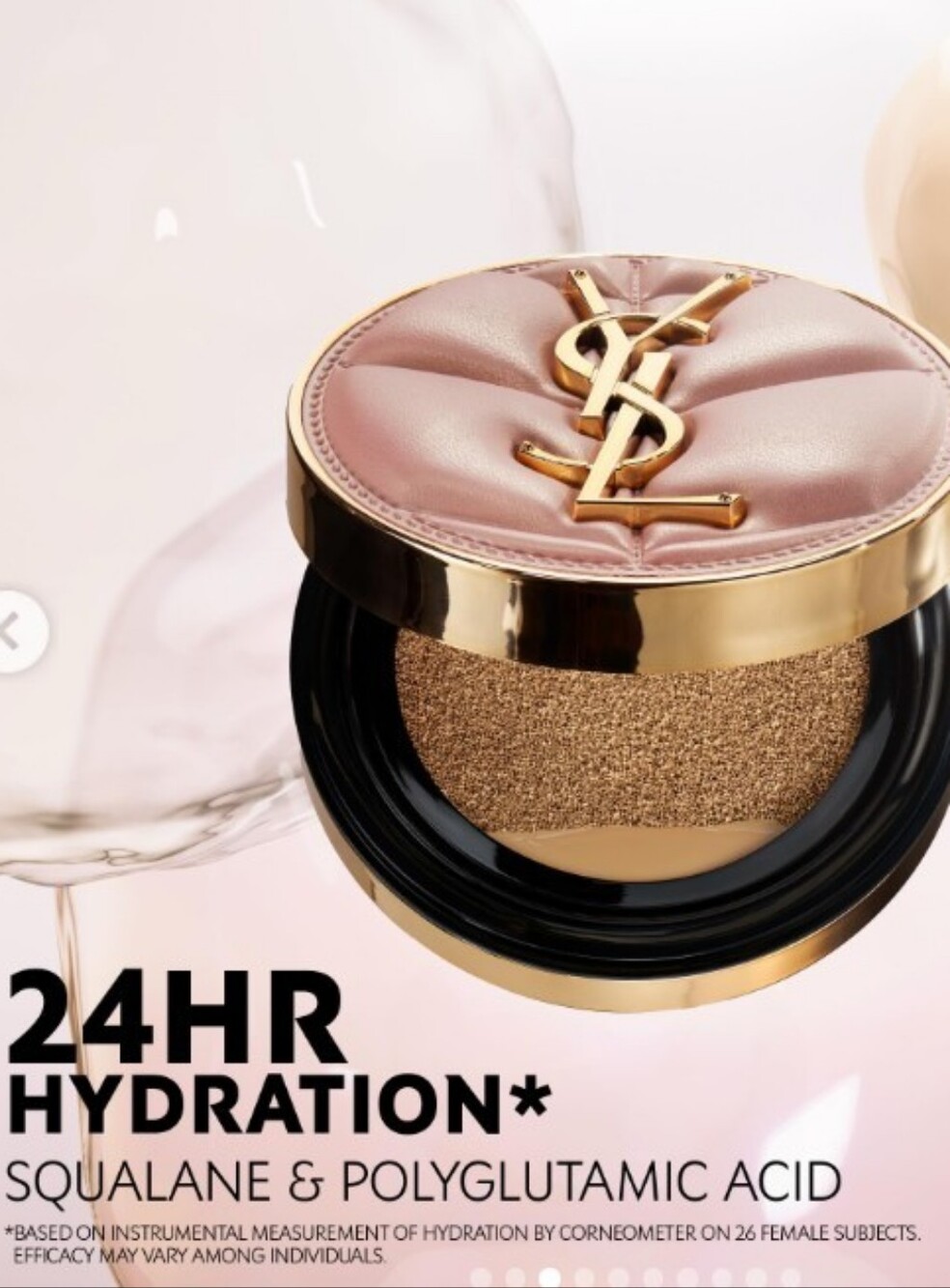 Yves Saint Laurent Touche Éclat Glow-Pact Cushion Foundation- Shade B10 - Picture 2 of 5
